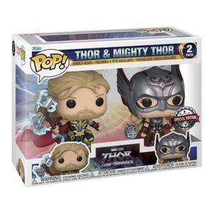 New Funko POP! Thor 4: Love and Thunder - Thor & Mighty Thor